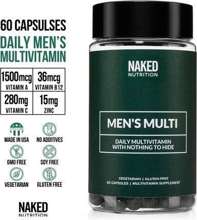 Men'S Multi ÃƒÂ¢Ã¢â€šÂ¬Ã¢â‚¬Å“ Daily Multivitamin For Men ÃƒÂ¢Ã¢â€šÂ¬Ã¢â‚¬Å“ A, C, E, Selenium, Zinc, Fruit And Super Green Extracts And More To Boost Immune Support ÃƒÂ¢Ã¢â€šÂ¬Ã¢â‚¬Å“ Gluten-And Vegetarian Daily Vitamins ÃƒÂ¢Ã¢â€šÂ¬Ã¢â‚¬Å“ 60 Capsules