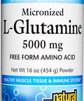 Natural Factors Micronized LGlutamine Drink Mix 5000 mg Supports Muscles and Immune Function 16 Oz