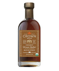 Crown Maple Certified Organic Madagascar Vanilla Infused Maple Syrup, Pure, Gluten Free, No Preservatives, Non-GMO Pairs well with Pancakes, Coffee, Cocktails & Brunch, 12.7 Fl Oz (Pack of 1)