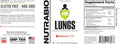 Nutrabio Lungs Supplement - Blend of Immuno-LP20 and Natural Extracts to Help Support Respiratory & Immune Health