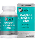 Qunol Magnesium 3 in 1 Tablets with Calcium, Magnesium & Zinc for Immune Support, Bone, Nerve, and Muscle Health Supplement, 180 Count
