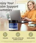 Herbamama L-Methylfolate Gummies - 15Mg 5-Mthf Calming Supplement For Adults - Vegan Non-Gmo Methylated Folate (Vitamin B9) For Brain Support - 60 Pectin-Based Blueberry-Flavored Chews