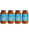 Sonoma Gourmet Organic Butternut Squash Pasta Sauce | USDA Organic, Vegan, Non-GMO, No Sugar Added | 25 Ounce Jars (Pack of 4)