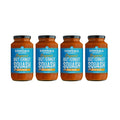 Sonoma Gourmet Organic Butternut Squash Pasta Sauce | USDA Organic, Vegan, Non-GMO, No Sugar Added | 25 Ounce Jars (Pack of 4)