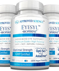 Approved Science EyeSyl Eye Health Supplement Protect Against Eye Strain Dry Eyes Eye Fatigue Chromium Picolinate Taurine Lutein Zeaxanthin Bilberry BioPerine 3 Bottles Made in USA