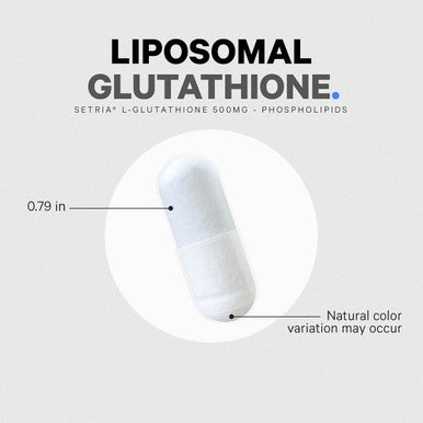 Codeage Liposomal Glutathione Supplement Pure Reduced Setria L-Glutathione Liposomal Delivery Phospholipid Complex Encapsulated Glutathione Powder Pills Vegan Non GMO 60 Capsules
