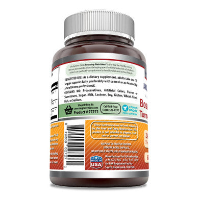 Amazing Formulas Boswellia Extract Turmeric And Tart Cherry 2400Mg Veggie Capsules | Non-Gmo | Gluten Free | Made In Usa | Ideal For Vegetarians (60)
