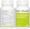 INNOPURE Lactobacillus Acidophilus & Prebiotic 120 Capsules (1 Capsule Daily) 5 Billion CFU + FOS & Inulin Powder for Gut Health
