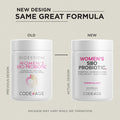 Codeage Women s Probiotics Supplement - 50 Billion CFUs - SBO Probiotics & Prebiotics - Cranberries - Feminine Health - Fermented Botanical Blend Whole Food Supplement - Vegan Non-GMO - 60 Capsules