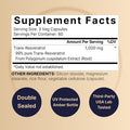 Naturebell Resveratrol Supplement 1000Mg Per Serving, 180 Veggie Capsules, 99% Pure Trans-Resveratrol, Antioxidant For Healthy Aging, Brain & Heart Support Non-Gmo