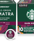 Starbucks K-Cup Coffee Pods, Dark Roast Hot or Iced Coffee, French Roast, 96 Keurig Pods