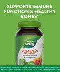 Nature'S Way Vitamin D3 Gummies Supports Immune And Bone Health 2000 Iu (50 Mcg) Per 2-Gummy Serving Vitamin D3 2000Iu Per 2 Gummies Mixed Fruit Flavored 120 Count