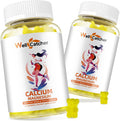 Calcium Magnesium Zinc Gummies For Adults Kids With Potassium Vitamin D3 K2 Sugar Chewable Vegan, Algae Calcium Supplements For Women Men Support Plus Bone Strength Lemon Flavor 120 Counts