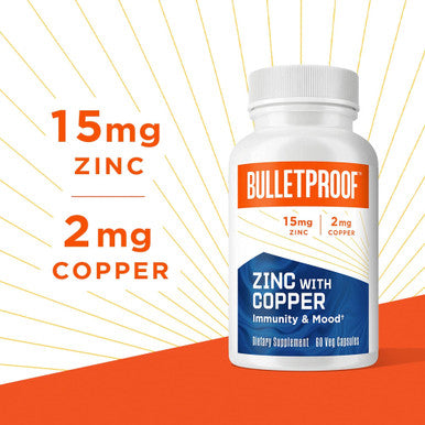 Bulletproof Triple Threat Strength Bundle, Vitamins A-D-K, 30 Softgels, Zinc With Copper, 60 Capsules, Methyl B-12, Spearmint Flavor, 60 Lozenges
