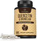 Sunergetic Premium Quercetin & Bromelain Supplement Powerful Quercetin Bromelain Complex To Help Support Immune System & Seasonal Support Quercetin 1000Mg Per Serving 60 Capsules