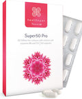 Healthspan Super50 Probiotic | 60 Capsules | Gut Health | with Vitamin D3 | 50 Billion Live Probiotic Cultures | Vitamin B6 | Calcium | Vegetarian
