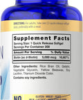 Carlyle Biotin 5000Mcg Softgels | 200 Count | Vitamins For Hair Skin And Nails | Non-Gmo, Gluten Free Supplement