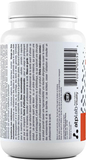 ATP LAB | Syner-C 90 caps | Syner-C, the ultra-potent chelated vitamin C formula combined with quercetin for optimal immunity.
