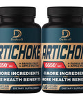 Dedicad Artichoke Extract Capsules 6650Mg 4-Month Supply - Support Digestion, Immune Health & Body Balance - Combined 9 Herbs Pap