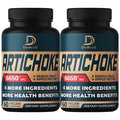 Dedicad Artichoke Extract Capsules 6650Mg 4-Month Supply - Support Digestion, Immune Health & Body Balance - Combined 9 Herbs Pap