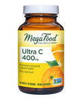 MegaFood Ultra C 400 Mg - Vegan Immune Support Supplement With Vitamin C Made With Real Food Including Broccoli Carrot Cranberry & Brown Rice Gluten-Free Kosher - 90 Tablets 90 Servings