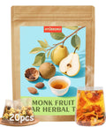 40 Bags Mulberry Leaf Winter Melon & Bitter Melon Peel Tea, Caffeine-Free Natural Ingredients Herbal Tea Bags, Supports Lung Cleanse, No Additives, Daily Enjoyment Tea for Men & Women