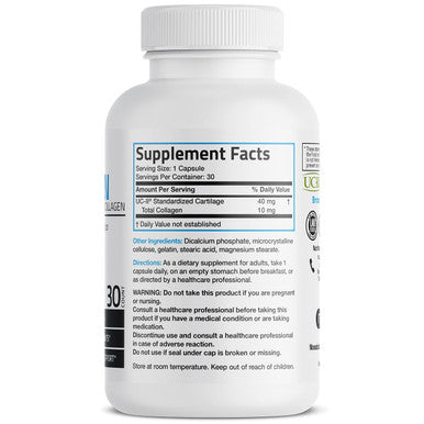 Bronson Uc-Ii Collagen With Undenatured Type Ii Collagen, 30 Capsules