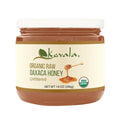 Kevala Organic Raw Oaxaca Honey - Natural Sweetener for Meals and Drinks with no Pesticides, Pure and Unprocessed Spread for Bread and Toast, Golden Nectar with no Sugar Added, Glass Jar 16 oz