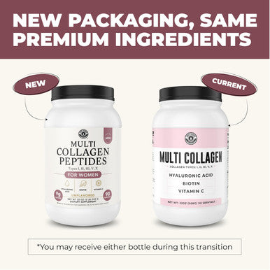 Left Coast Performance Multi Collagen Powder with Biotin Hyaluronic Acid Vitamin C (2lb Value Size) | Hydrolyzed Collagen Supplement (Types I II III V X) Hair Skin Nails for Women Men