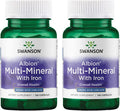 Swanson Albion Chelated Multi-Mineral Glycinate 120 Capsules (2 Pack)