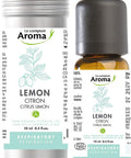 Le Comptoir Aroma Huile Essentielle Biologique De Citron - 100% Biologique, Pure Et Naturelle. Made In France. Organic Essential Oil Of Lemon 100%