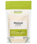 Banyan Botanicals Organic Shatavari Powder Asparagus Racemosus Ayurvedic Herb For Vata & Pitta, Balanced Female Hormones, Energy, Vitality & More* 1/2Lb. Non-Gmo Sustainably Sourced Vegan Ffl