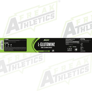 L-Glutamine 240 Capsules - 750mg Per Capsule 1500mg Per Serving - High Strength Amino Acid for Muscle Performance & Recovery