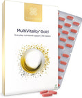Healthspan Multivitamin Gold (180 Tablets) A-Z Formulation Wellbeing and Immune Support Algal Source Vitamin D3 Vitamins A, B, C, D, E and K Calcium Iron Magnesium Selenium and Zinc Vegan
