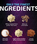 Nature'S Nutrition Whey Protein Powder 24g - Chocolate Ice Cream Whey Isolate Protein for Muscle Growth Support - Premium Whey Powder for Fast Absorbing and Easy Digesting for Men and Women Gluten - 24 Servings