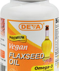 DEVA Vegan Flax Seed Oil,500MG Vegan, 90 VCAP