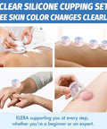 Elera Silicone Cupping Therapy Set, Professionally Chinese Massage Cups For Cupping Therapy And Cellulite Reduction (7 Cups)