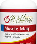 Muscle Mag Highly Absorbable Magnesium Formula For Muscles And Cardiovascular Heath With Magnesium Malate Glycinate 100 Capsules