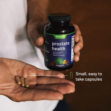 Prostate Health Support Supplement - Prostate Supplements for Men with Organic Saw Palmetto Extract & Turmeric, Prostate Support, Urinary Tract Health, Immune Support (90 Capsules)