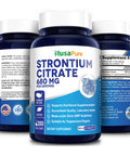 Strontium 680 mg 200 Vegetarian Caps (Non-GMO & )