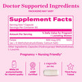 Pink Stork Folate: Methyl Folate - MTHFR Acid Natural Form of Folic Acid for Pregnancy Formulated for Mom + Baby Women-Owned 60 Capsules (Packaging May Vary)