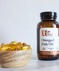 Utzy Naturals Omega 3 Fish Oil 800 Mg Omega 3 | With Epa And Dha | Lemon-Lime Flavor | 120 Softgels