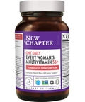 New Chapter Multivitamin for Women 50 Plus + Immune Support - Every Woman's One Daily 55+ with Fermented Probiotics + Whole Foods + Astaxanthin + Organic Non-GMO Ingredients - 72 ct