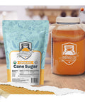 Fermentaholics Organic Cane Sugar | Ou her | Natural Sweetener For Cooking Fermentation Beverages & More | Non Gmo & Gluten | No Additives