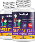 NuBest Tall 10+ - Advanced Growth Formula - Powerful Bone Strength Support - for Children (10+) & Teens Who Drink Milk Daily - Grow Strong and Stay Healthy (Pack of 2)