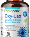 Biophix Oxy-Lax 750 Mg 120 Vcaps - Natural Magnesium Oxide Oxygen Based Colon Cleanse Gentle Laxative Supports Healthy Digestive Tract Regularity