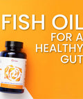Microbiome Labs Gut-Specific Fish Oil Supplement - Omega 3 Pills with Superior EPA DHA DPA Ratio to Support Immune & Gut Health - Natural Lemon Flavor to Minimize Fishy Burps (60 Softgels)