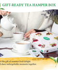 Acorus Summer Taste Tea Set | Perfect for Making Iced Tea | Natural Assorted Tea Hamper Box Set | Large Selection Box 60 Tea Bags | Tea Sets | 6 Fruit and Berry Tea Flavour Sampler