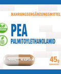 Hepatica Palmitoylethanolamide Pea 400Mg 90 Vegan Capsules, Certificate Of Analysis By Agrolab Germany, High Strength Supplement, Gluten And Gmo ,90 Count (Pack Of 1)