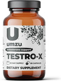 UMZU TestroX 30 Day Supply Natural T Booster Natural Formula Promote Proper Hormonal Function Support Healthy Males